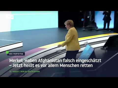 Merkel:  Wir haben Afghanistan falsch eingeschätzt – Jetzt heißt es vor allem Menschen retten