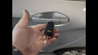 Chevy Impala  -  How to Get in When Key FOB Battery is Dead or Vehicle Battery is Dead