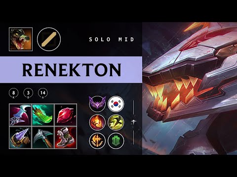 Renekton Mid vs Talon - KR Master Patch 25.22
