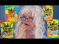 Sour Patch Kids CANDY Challenge Gogurt Granny Freaks Out