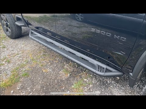 Installation of Sport Running Boards on 2020 Chevrolet Silverado