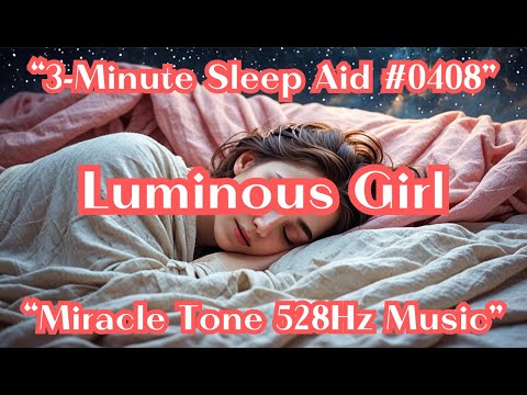 [3-Minute Sleep Aid #0408] Ultimate Rest for Astonishing Healing Effects [Miracle 528Hz]