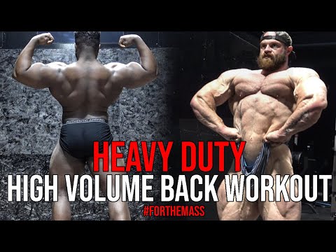 HIGH VOLUME BACK WORKOUT FT JAMES HOLLINGSHEAD & BIG LOU | FOR THE MASS EP.5