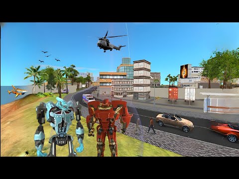 ROBOT SHARK transform game new update by Nexeex #1Android games #droidopsgameplays #2023