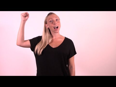 Teckenspråk - Laleh - Goliat - MegaVega (Swedish sign language)