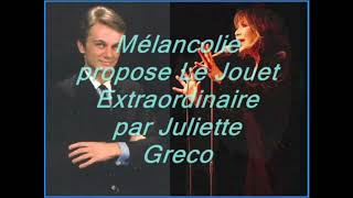 claude françois et juliette greco &quot; le jouet extraordinaire &quot;