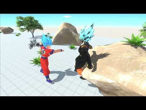 Songuku vs Black Songoku - Animal Revolt Battle Simulator