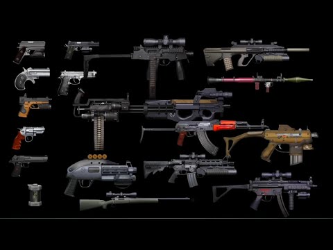 all guns from weaphones firearms simulator vol. 1 - YouTube