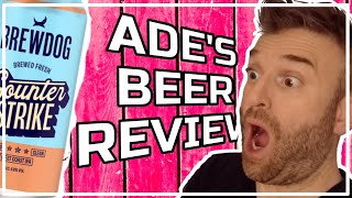 Ade Reviews Gaming Beers! Episode One - Counter Strike from Brewdog!