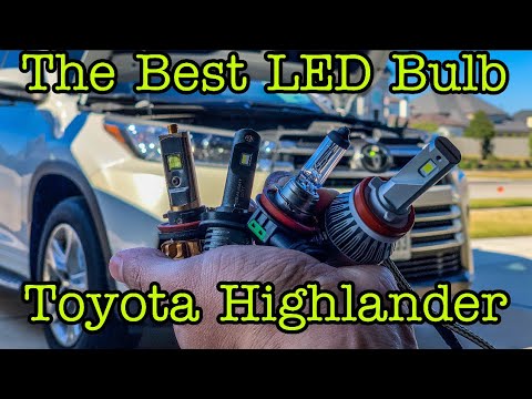 (Update)* Toyota Highlander H11 LED headlight bulb (2019,2018,2017,2016,2015,2014) Toyota Kluger
