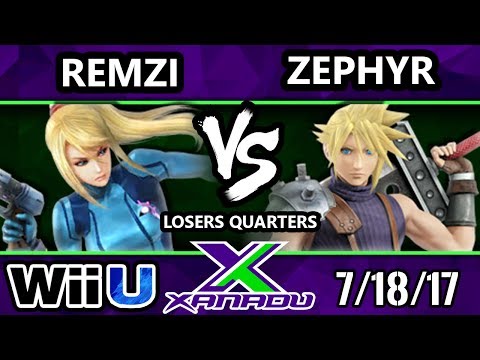 S@X 211 - EZG | Remzi (ZSS) Vs. Zephyr (Cloud) - SSB4 Losers Quarters - Smash Wii U