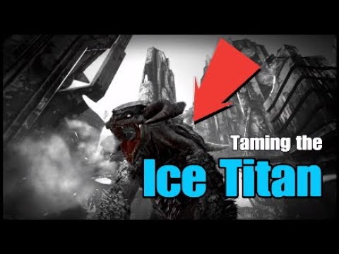 Ark Extinction Taming The Ice Titan Solo (Guide)