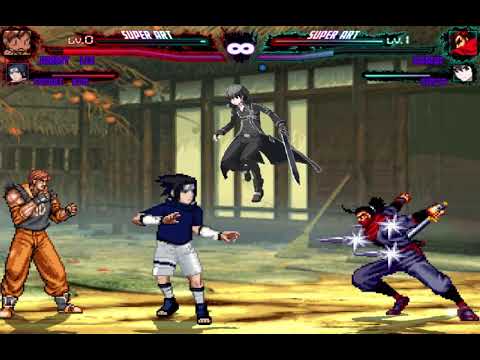 Mugen Request Jimmy Lee & Sasuke vs Kamui (Ninja Masters) & Kirito