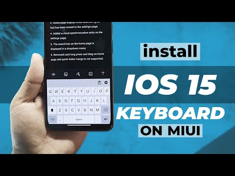 Install iOS 15 Keyboard On Any Xiaomi Device | iPhone Keyboard On MIUI 12.5