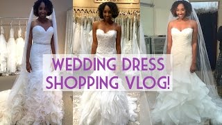 Wedding Dress Shopping VLOG! | BiancaReneeToday