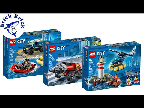 LEGO City Compilation All Elite Police 2020 sets - Speed Build Review