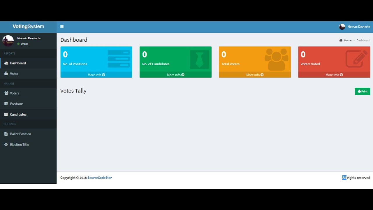 Voting System using PHP MySQLi Demo