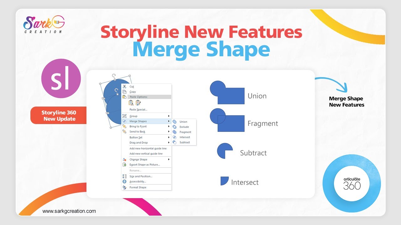 Merge Shapes New Feature in Storyline 360