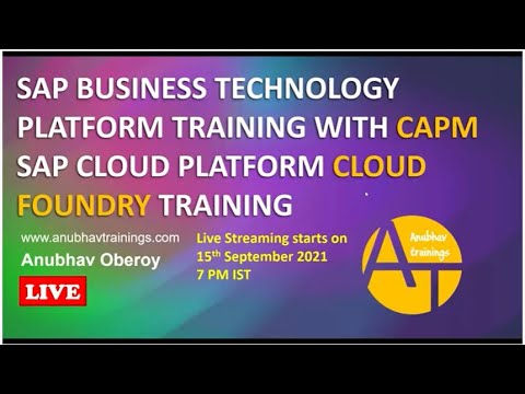 SAP BTP Training Demo | SAP's Business Technology Platform | Cloud Foundry