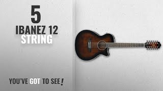 Video thumbnail for Top10 Ibanez 12 String [2018]: Ibanez AEG1812II AEG 12-String Acoustic-Electric Guitar Dark Violin by Musical Instruments