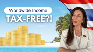 Thailand Tax Update! Worldwide Income Tax Exemption Proposal