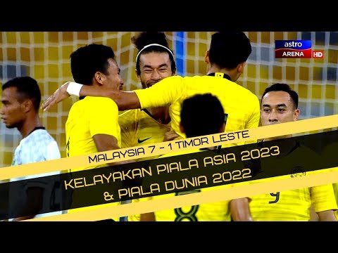 Malaysia lwn Timor Leste | 7-1 | Kelayakan Piala A...