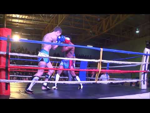 Moises Choque  VS Adrian " El Rusito " Bonnet  (PKF KICKBOXING CHILE)