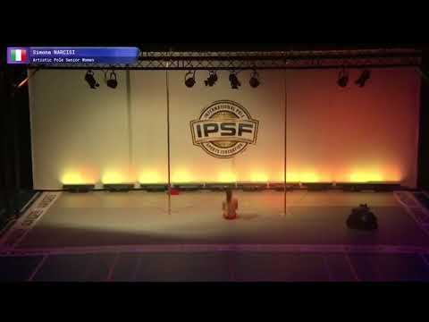 Artistic Women Simona Narcisi of Italy - Finals 8th 2017 World Artistic Pole Championships