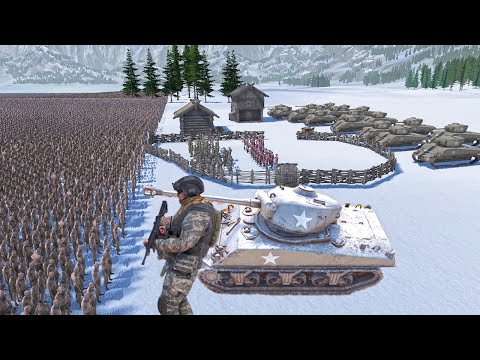 1 million zombies invade modern military base !! ultimate Epic Battle Simulator 2 - UEBS 2