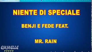 niente di speciale base karaoke benji e fede [EMMELLE KARAOKE]