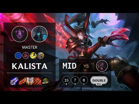 Kalista Mid vs Lucian - EUW Master Patch 10.12