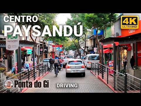[4K] CIUDAD DE PAYSANDÚ [una de las más importantes de URUGUAY] #driving TOUR CENTRO invierno 2023