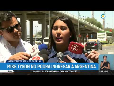 Mike Tyson no podrá ingresar al país | #TPANoticias