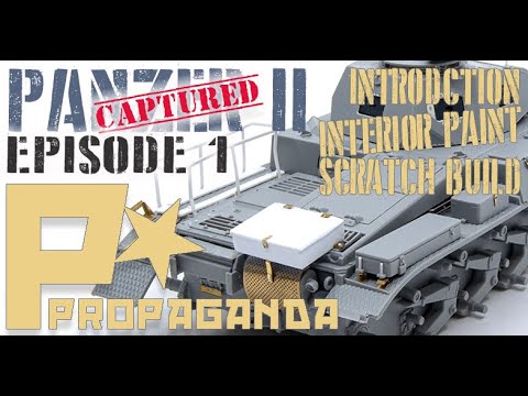 Panzer II, DAK...CAPTURED!  Construction and Interior. Episode 1.