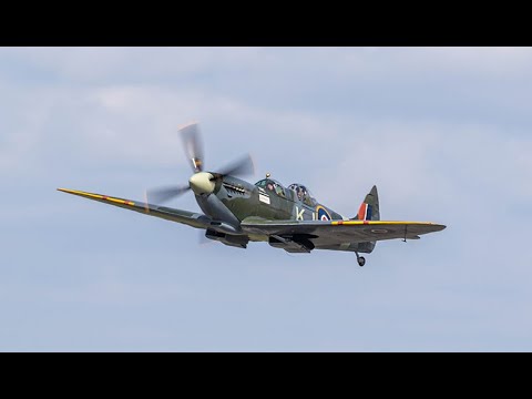 Spitfire flight over Solent in 360 (2022)