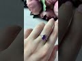 Серебряное кольцо с александритом 2.462ct