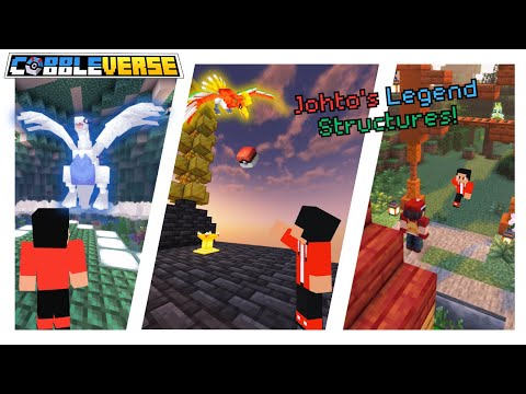 COBBLEVERSE Johto Legendary Strucutres! (How to FIND & SUMMON them)