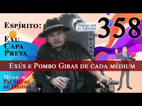 Cortes DcE #358 Ligação entre Exús, Pombo Gira de cada Exú, Etiqueta com Exús incorporados.