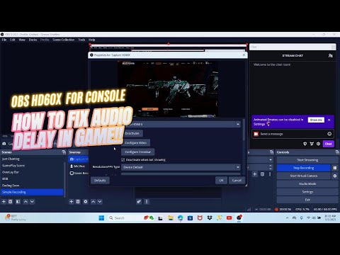 HOW TO FIX OBS AUDIO DELAY IN GAME!