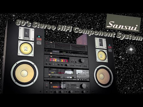 SANSUI AU-G55X (1984) Rare Complete Vintage 5 Components Stereo System image 6
