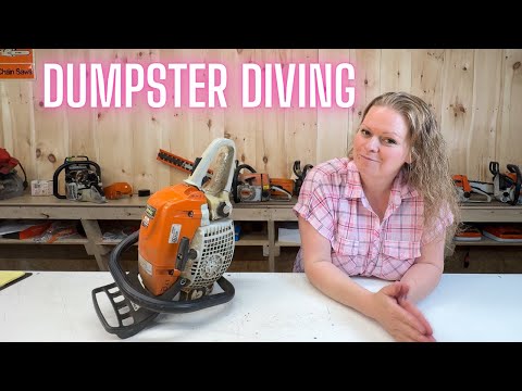 Stihl MS271 Farmboss Chainsaw FOUND IN THE GARBAGE!  Will It Run ?