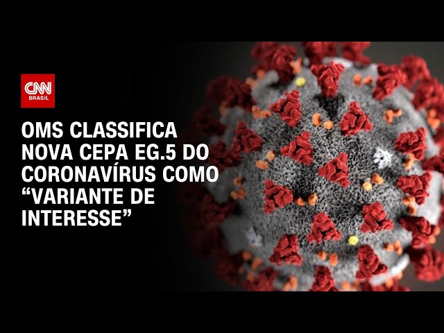 OMS classifica nova cepa EG.5 do coronavírus como “variante de interesse” | LIVE CNN