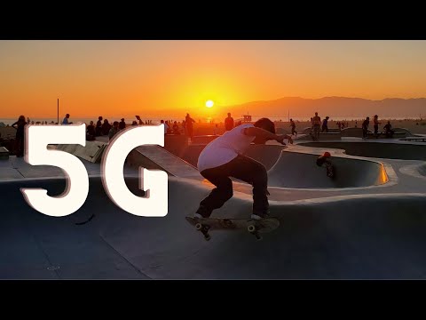 5G at Venice Beach: Verizon Wireless Ultra Wide Band & Mobile Hotspot