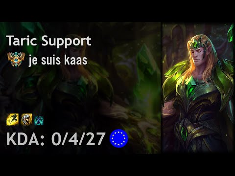 Taric Support vs Karma - je suis kaas - EUW Challenger Patch 6.18