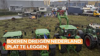 Boeren dreigen op maandag heel Nederland plat te leggen: 'Dat is gewoon crimineel gedrag'