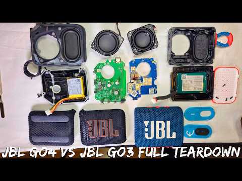 JBL GO 4 vs JBL GO 3 Full Teardown - What's REALLY Inside?