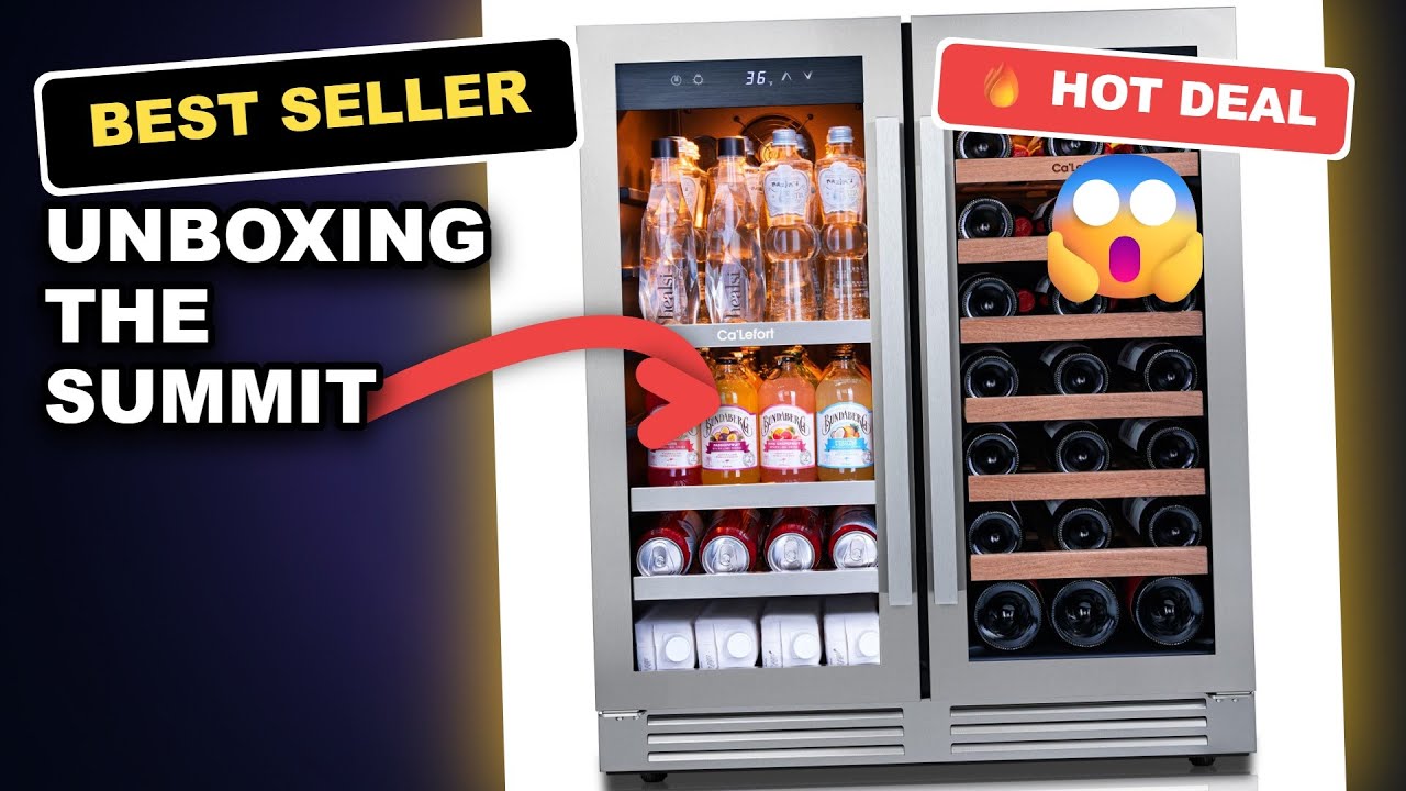 UNBOXING The Summit 30 Wine Cellar & Beverage Center | 33 Bottle Capacity | Stainless Steel