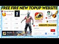 FREE FIRE NEW TOPUP WEBSITE TOPUP WEBSITE NEW CHANGES HOW TO TOPUP DIAMONDS FF TOPUP WEBSITE