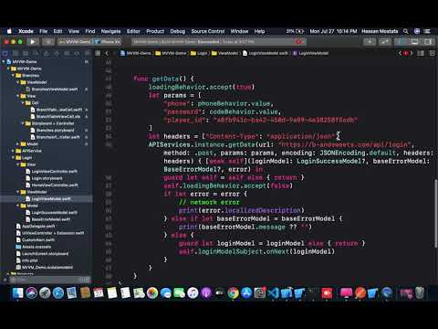MVVM Demo with RXSwift part(2)