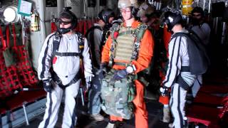 Military students get HALO Jump qualified over the Arizona desert in 720 HD Part II